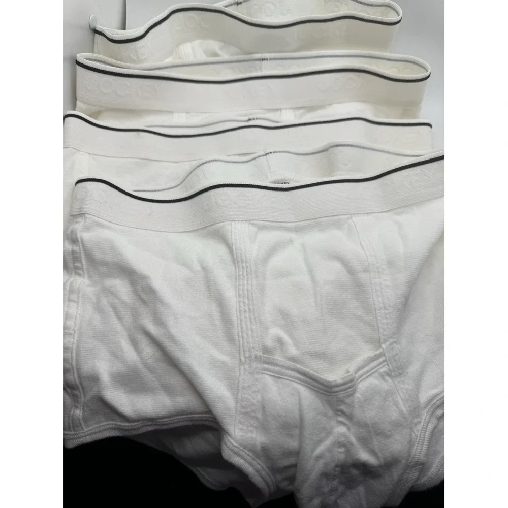 Jockey Men's Pouch Brief  4 Pack BNWOT size Large White